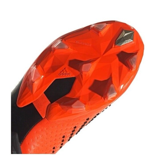 Size 8.5 Adidas Predator Accuracy+ FG Orange Black Mens Soccer Cleats GW4560 main image 7